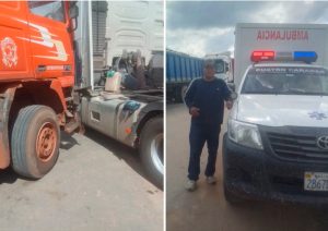 Lee más sobre el artículo Denuncian que camioneros impiden el paso de ambulancias en medio del bloqueo en Pailón