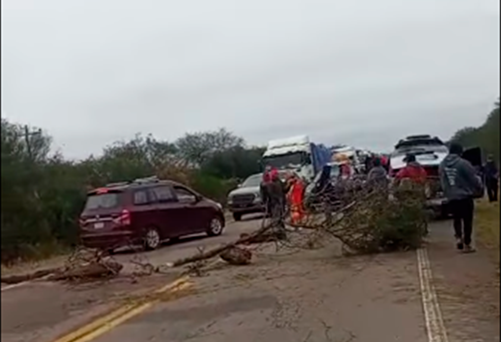 En este momento estás viendo Por incumplimiento del Gobierno, en designación de nuevas autoridades universitarias, Estudiantes de la UNIBOL bloquean la carretera a Yacuiba